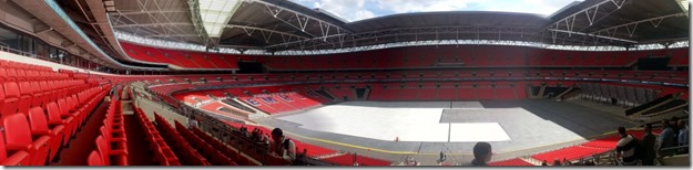 Wembley Stadium. The Hallowed Turf.