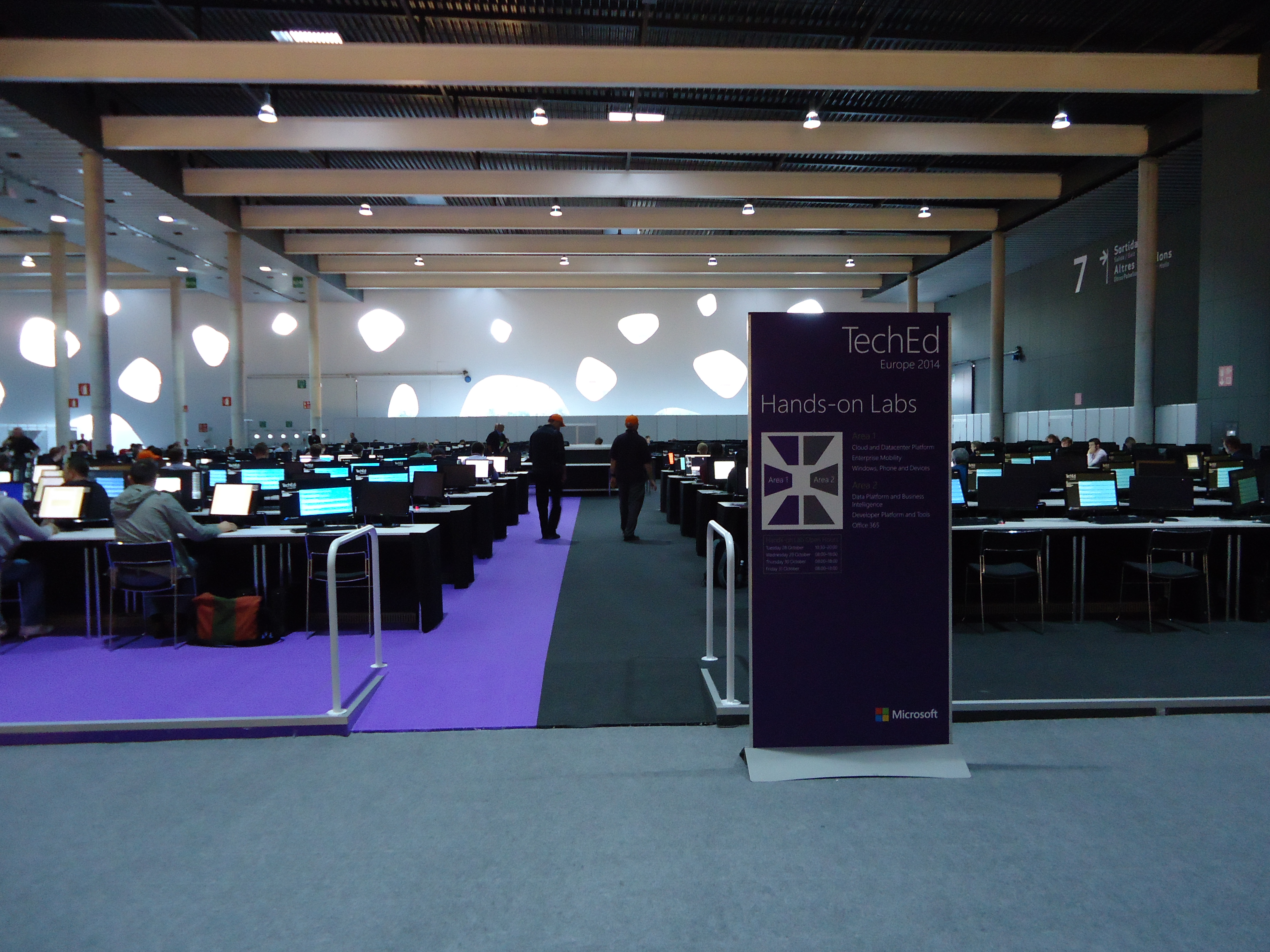 The Hands-on Labs area at TechEd 2014