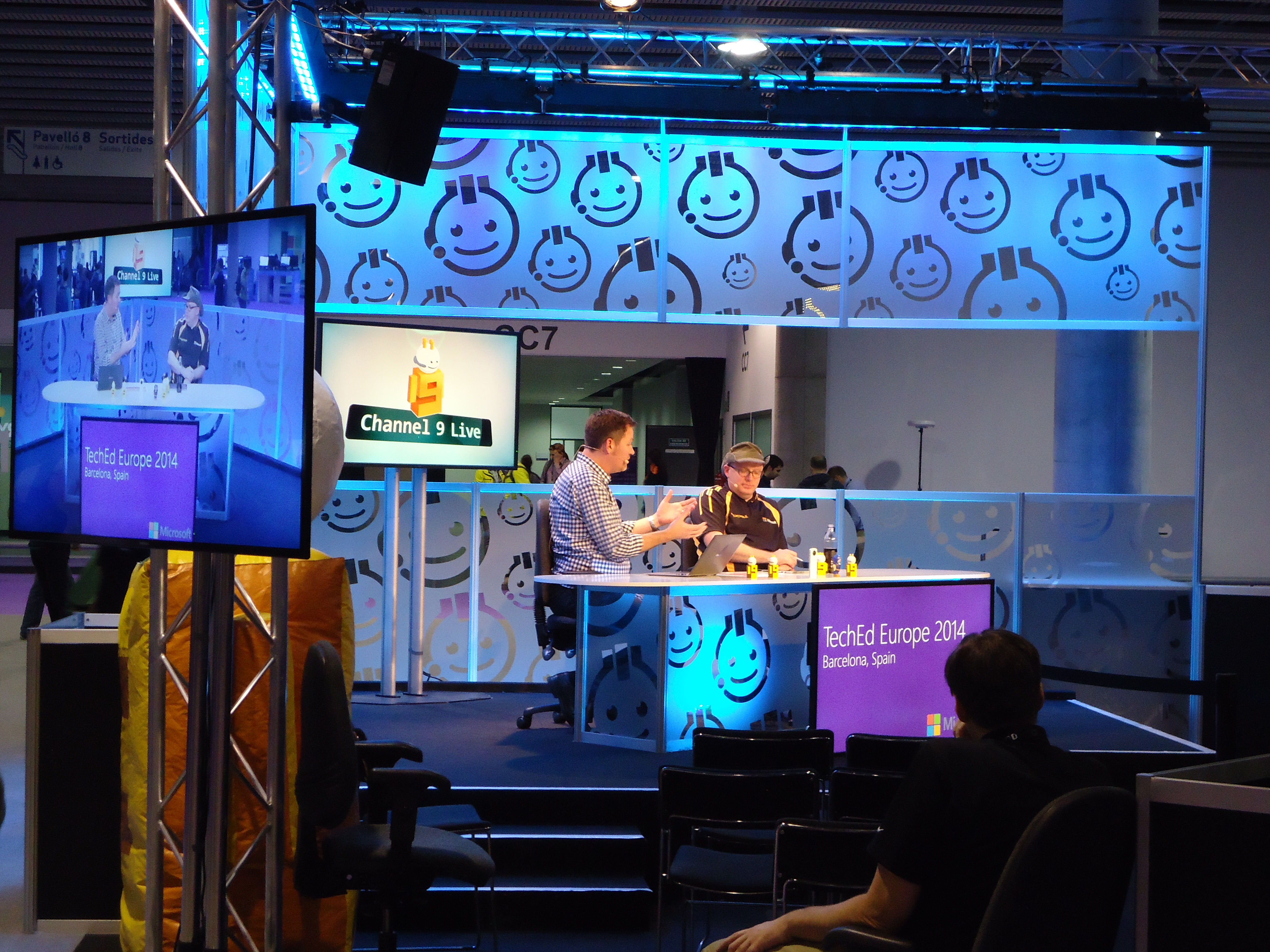 @JoeySnow and @RicksterCDN in action on the Channel 9 Stage