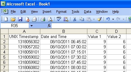 Converting UNIX Timestamps to Excel Dates