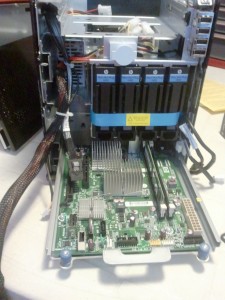 Microserver with System Board removed