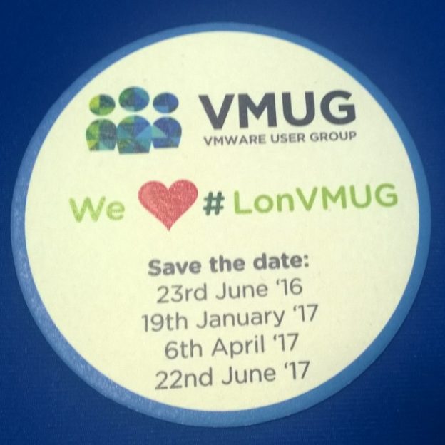 Upcoming London VMUG dates