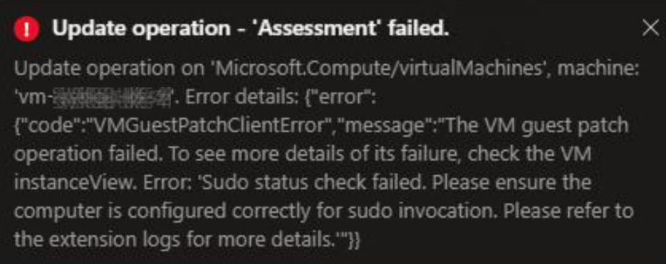 Error Message