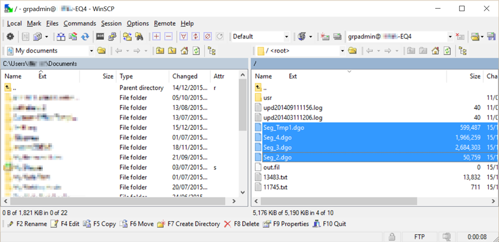 WinSCP Example