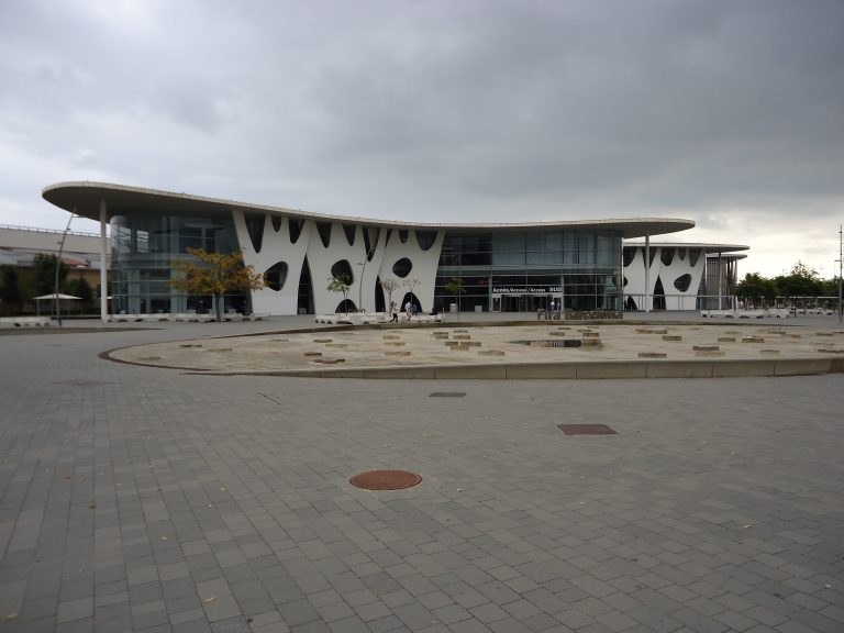 The South Entrance at Fira Gran Via by the Europa Fira metro station. VMworld is at the other end.