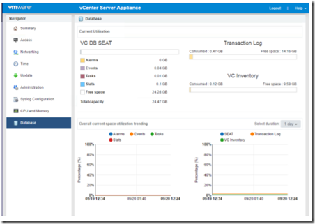 vCenter Server Appliance 6.5 Management Interface